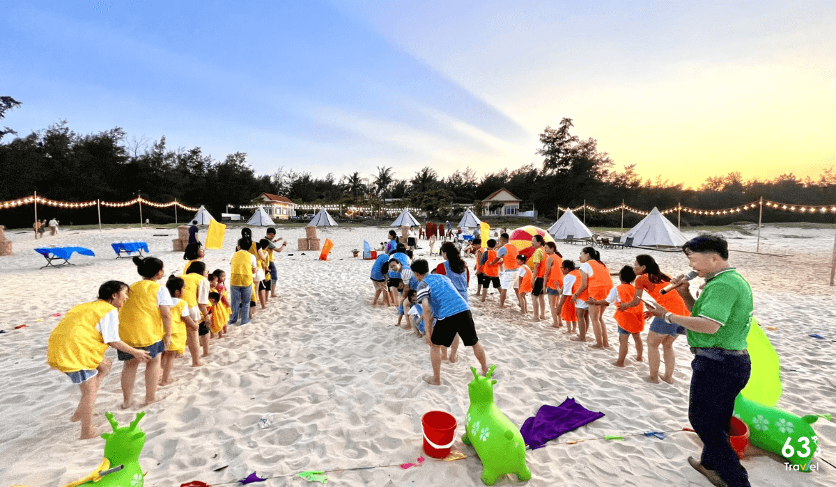 Không gian thoáng mát thích hợp để tổ chức các hoạt động nhóm