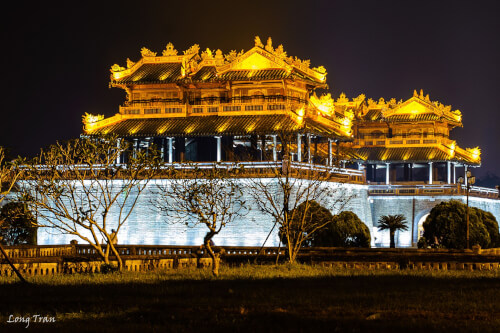 밤에 색조 요새