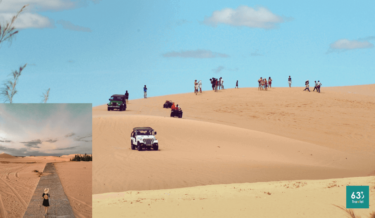 Bàu Trắng Bình Thuận - cung đường vượt biển đầy cát trắng đẹp hút hồn