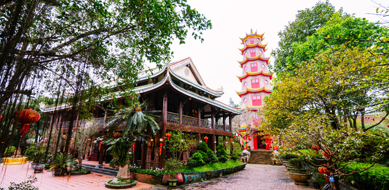 ロンベトのエコツーリズム地域の風景。