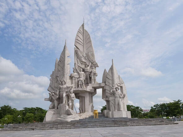 チュオン ティエン勝利の歴史的遺跡