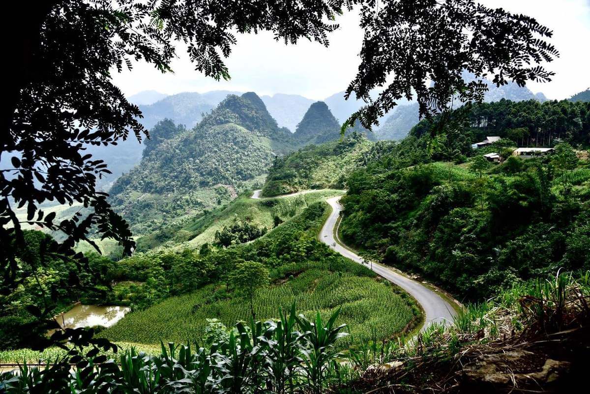 Những cung đường uốn quanh dẫn bạn tới Nà Hẩu