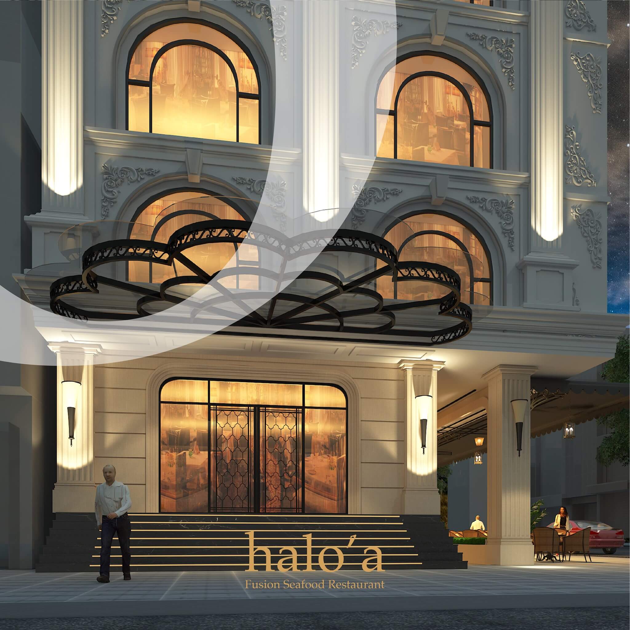 Halo'a 하롱 레스토랑.