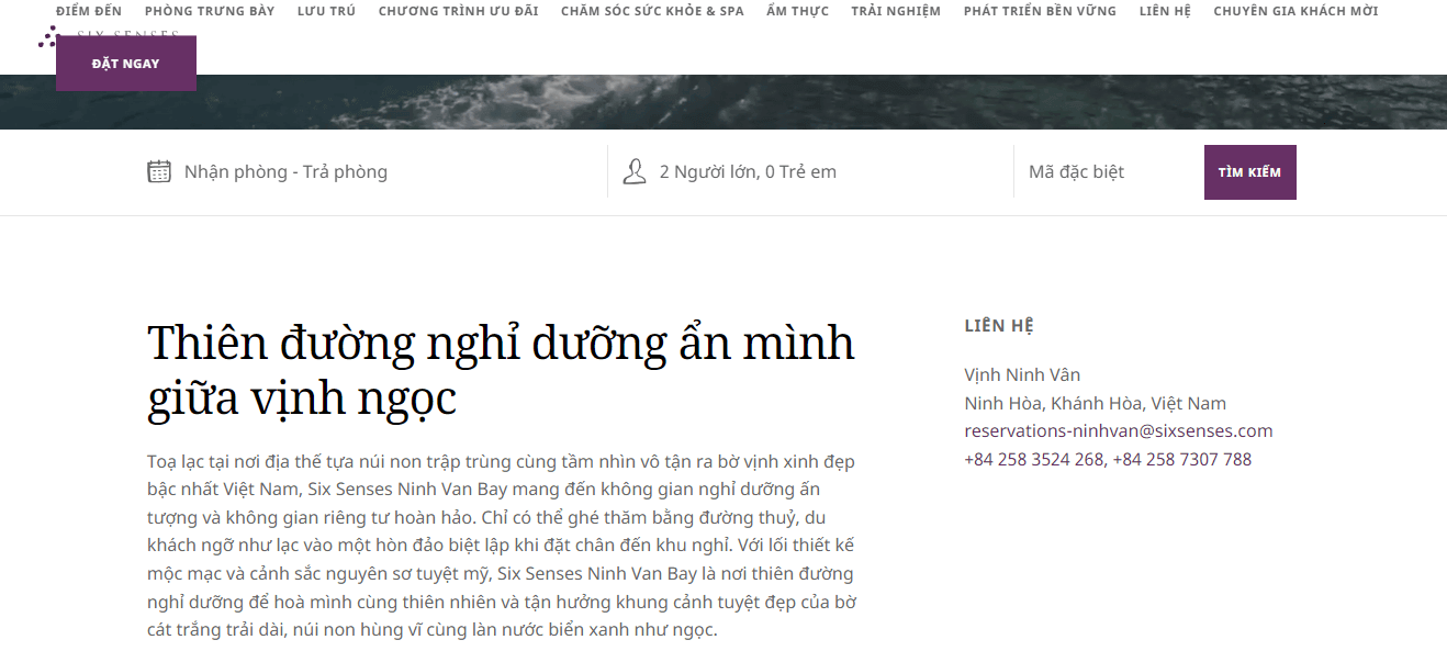 Six Senses Ninh Van Bay