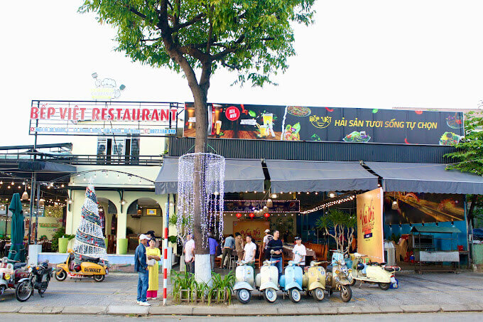 ダナンのベトナムキッチンレストラン。
