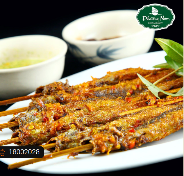 소금과 칠리를 곁들인 망둥어 구이