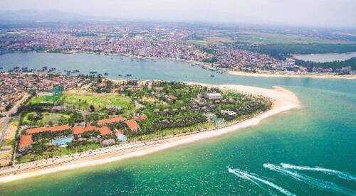 Biển Bảo Ninh - Góc nhìn trên cao