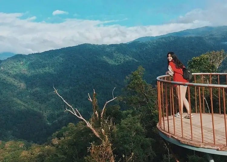 Đỉnh Quế Tây Giang có khí hậu mát mẻ và dễ chịu nên rất được lòng du khách.