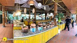 ベトナム バンブー ツーリズム ビレッジでの食事