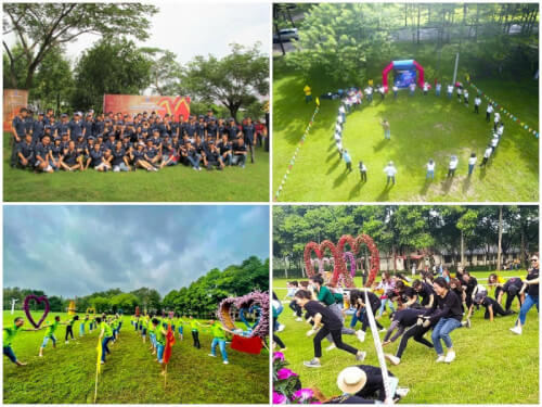 ザンディエン滝観光地の遊園地