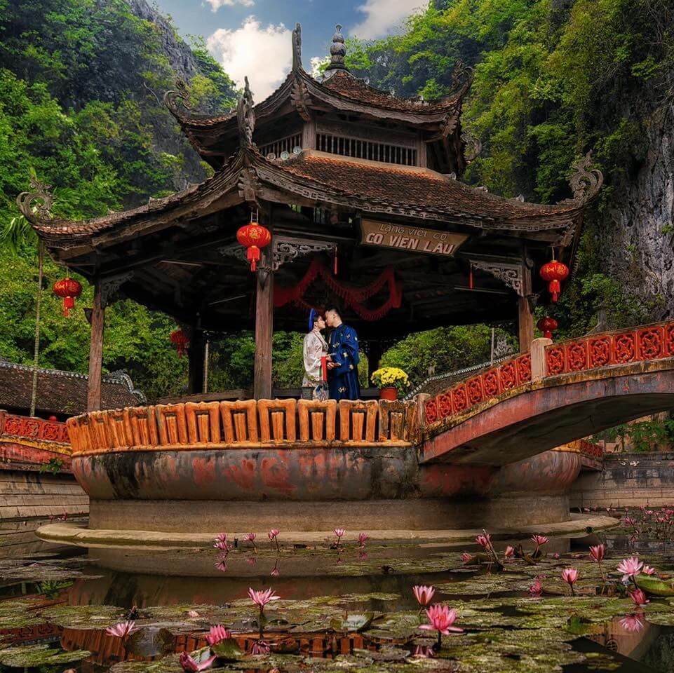 Không gian thanh bình,cổ kính tại Cố Viên Lầu