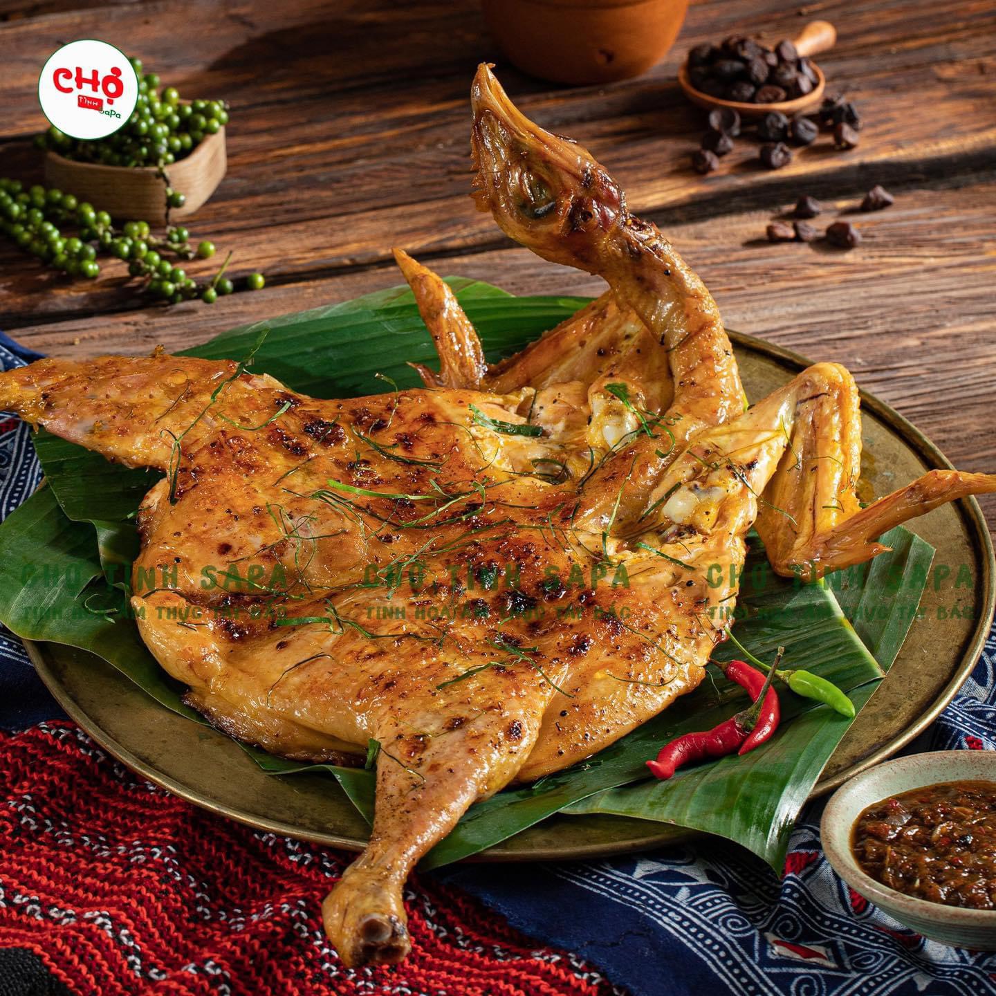 Gà đồi nướng tiêu rừng