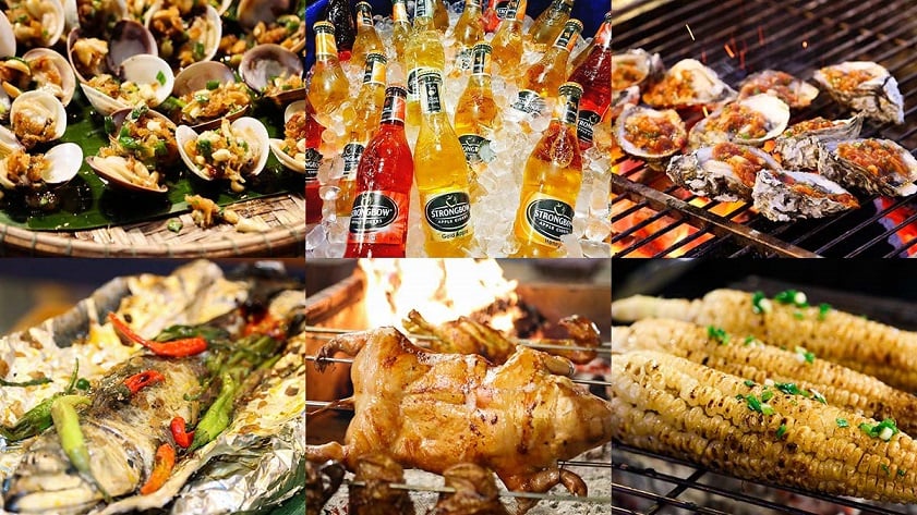 Rất nhiều món ăn hấp dẫn làm mê mẩn thực khách