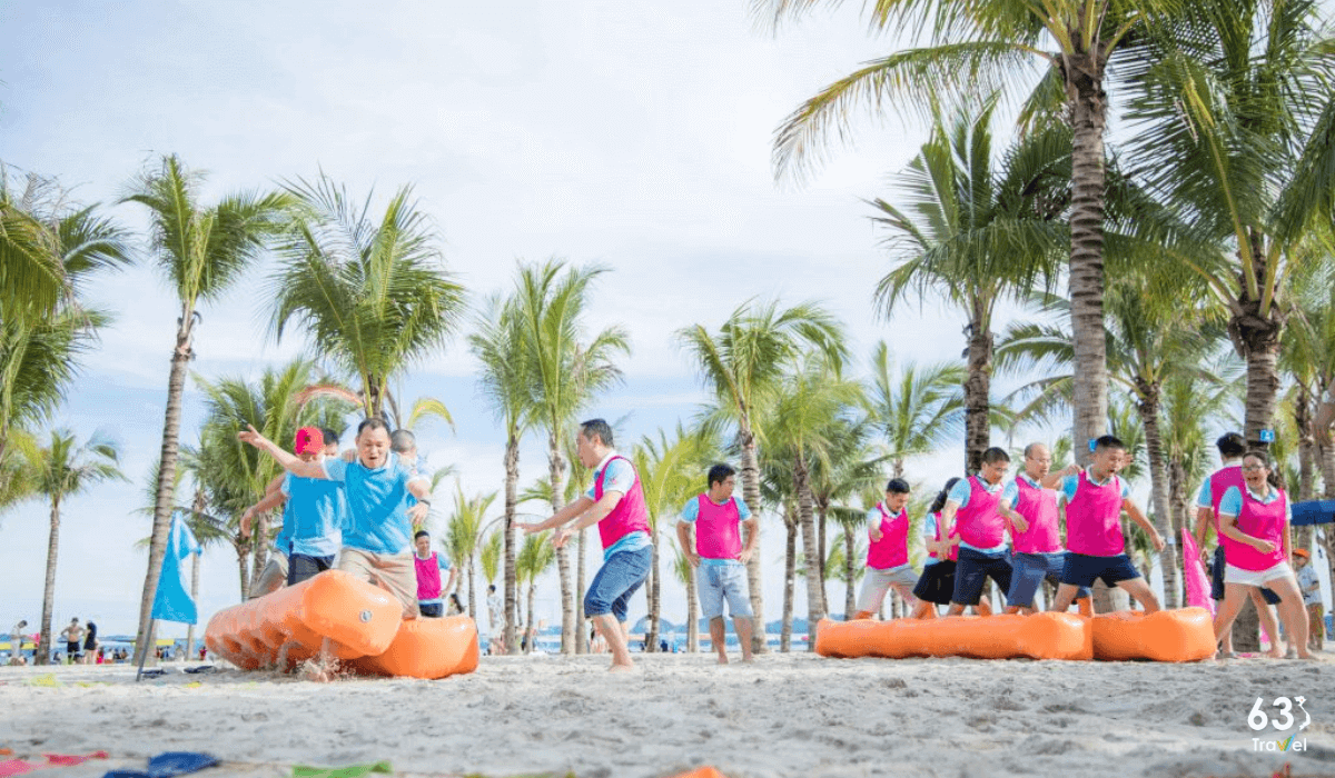 Bãi biển Cát Cò 1,2 thích hợp tổ chức team building đẹp nhất