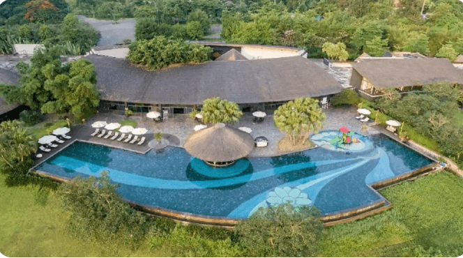 Khu du lịch suối khoáng Kim Bôi.