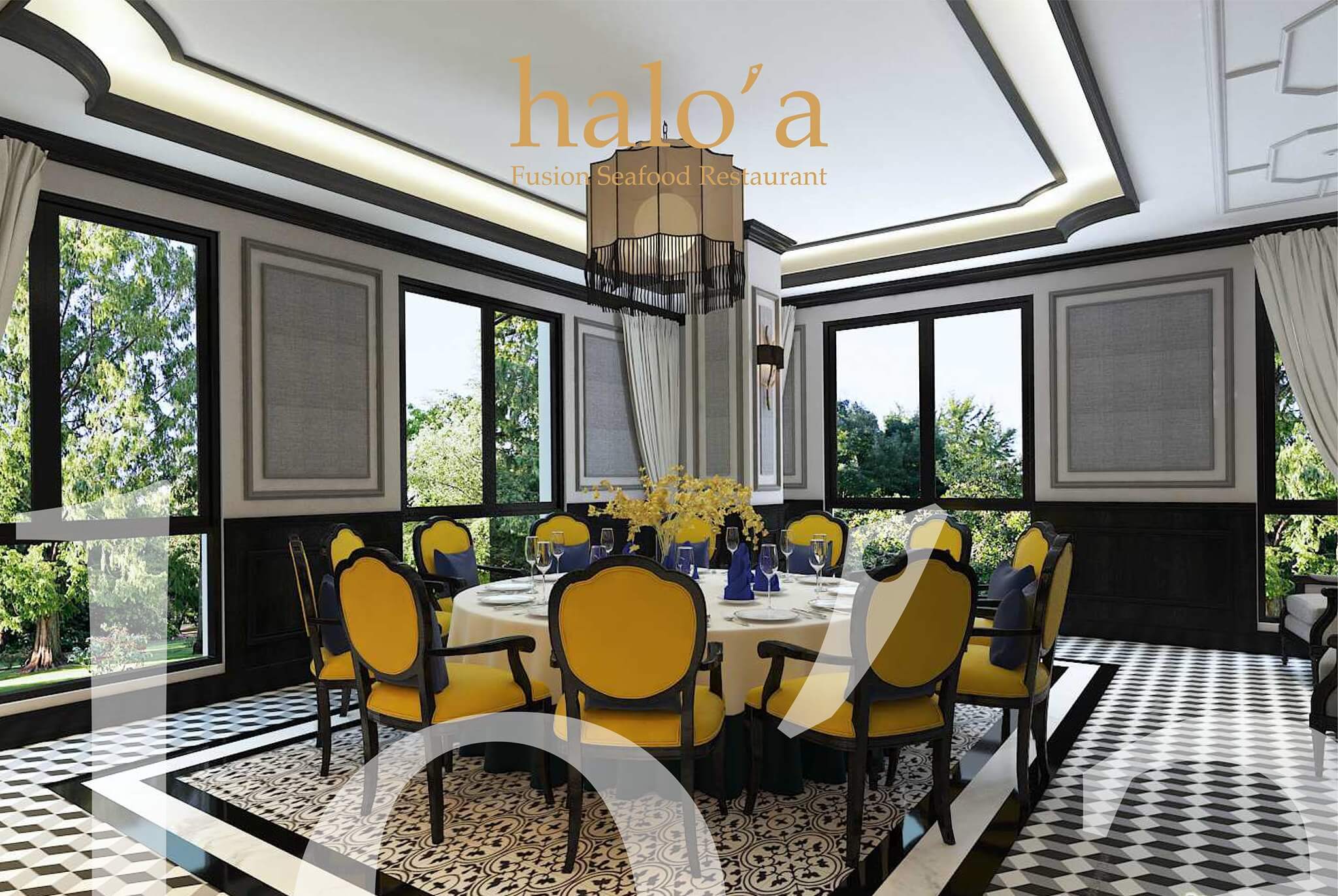 Halo'a 하롱 레스토랑.