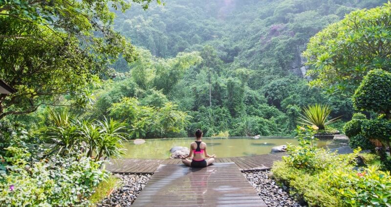 キムボイ鉱泉観光地の温泉鉱泉風呂