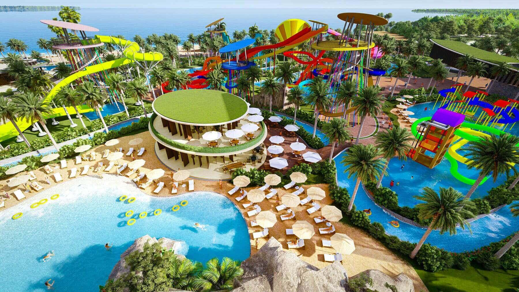 가까운 미래에 이곳은 투자자들에 의해 엔터테인먼트와 결합된 워터파크로 건설될 것입니다.