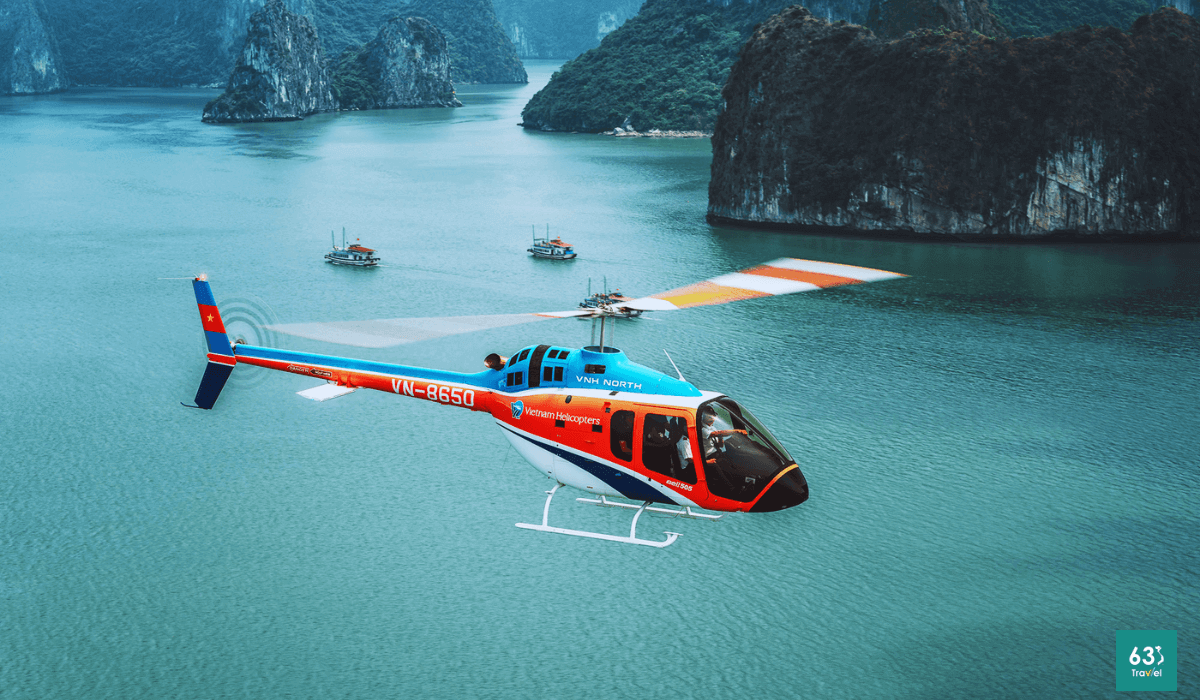 Trải nghiệm trực thăng cực chill ngắm Sài Gòn từ trên cao