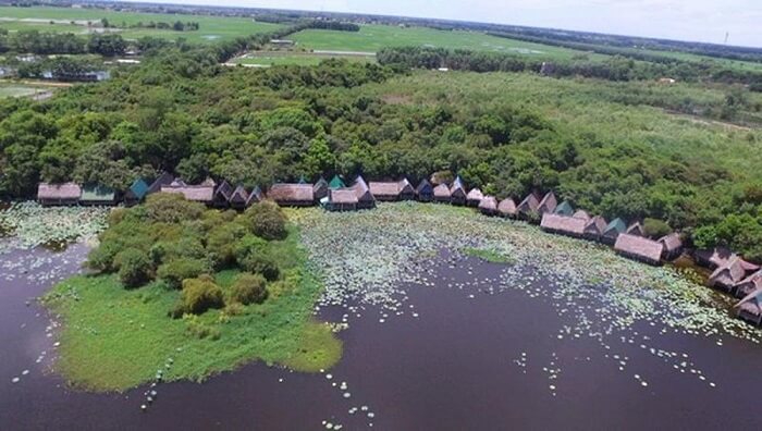 地元の人々が呼ぶ「トラム」とは、魚やエビがたくさんいる沼地を意味します。