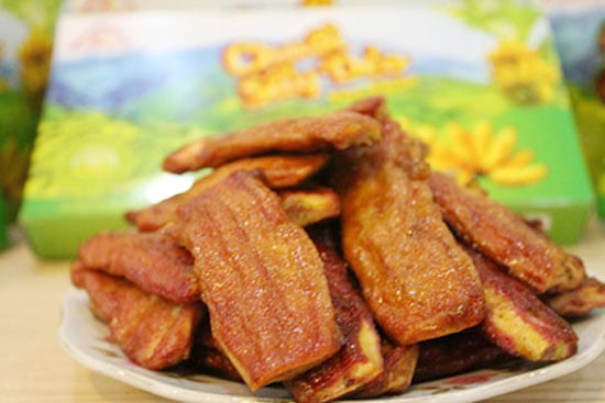 Sweet and fragrant dried banana Son La | Country cuisine