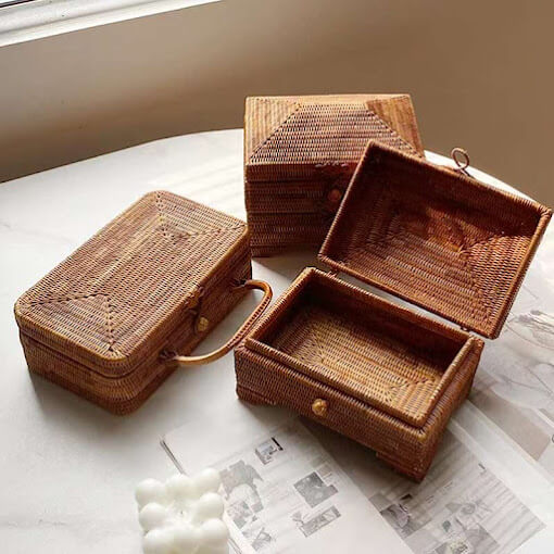 フービン籐と竹の村のユニークな竹と籐製品