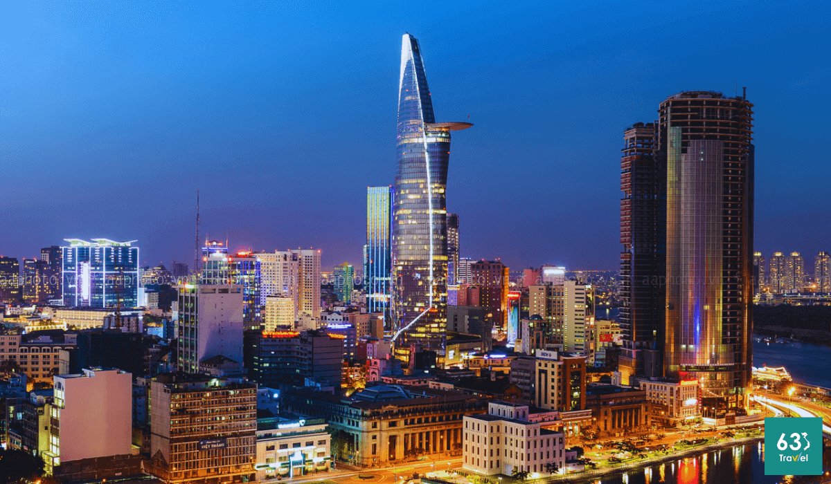 Đến TP HCM vi vu các điểm du lịch nổi tiếng về đêm