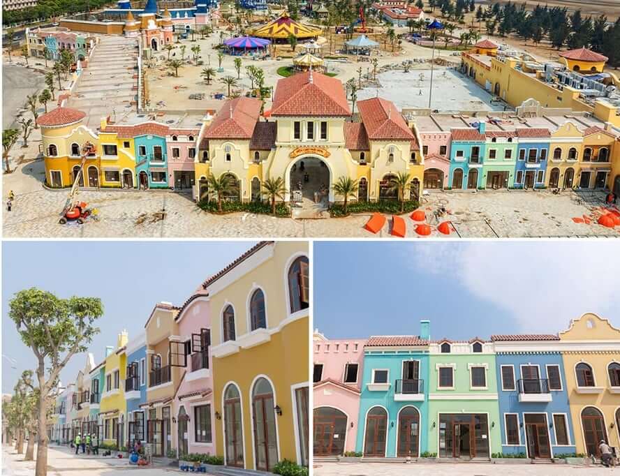 ヴィンワンダーズ クアホイの商業エリア