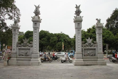 Gate of Quan Thanh Temple