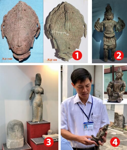 Vinh Hung 고대 탑에서 4개의 국보를 감상하세요