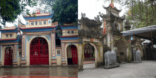 Lanh Giang 寺院 - Luc Dau のほとりにある神聖な寺院