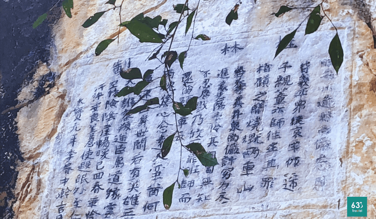 Di tích Văn bia Quế Lâm Ngự Chế – Bút tích của vua Lê Thái Tông