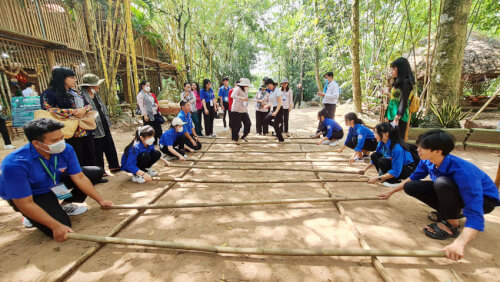 フーアン竹村に来たらユニークなゲーム