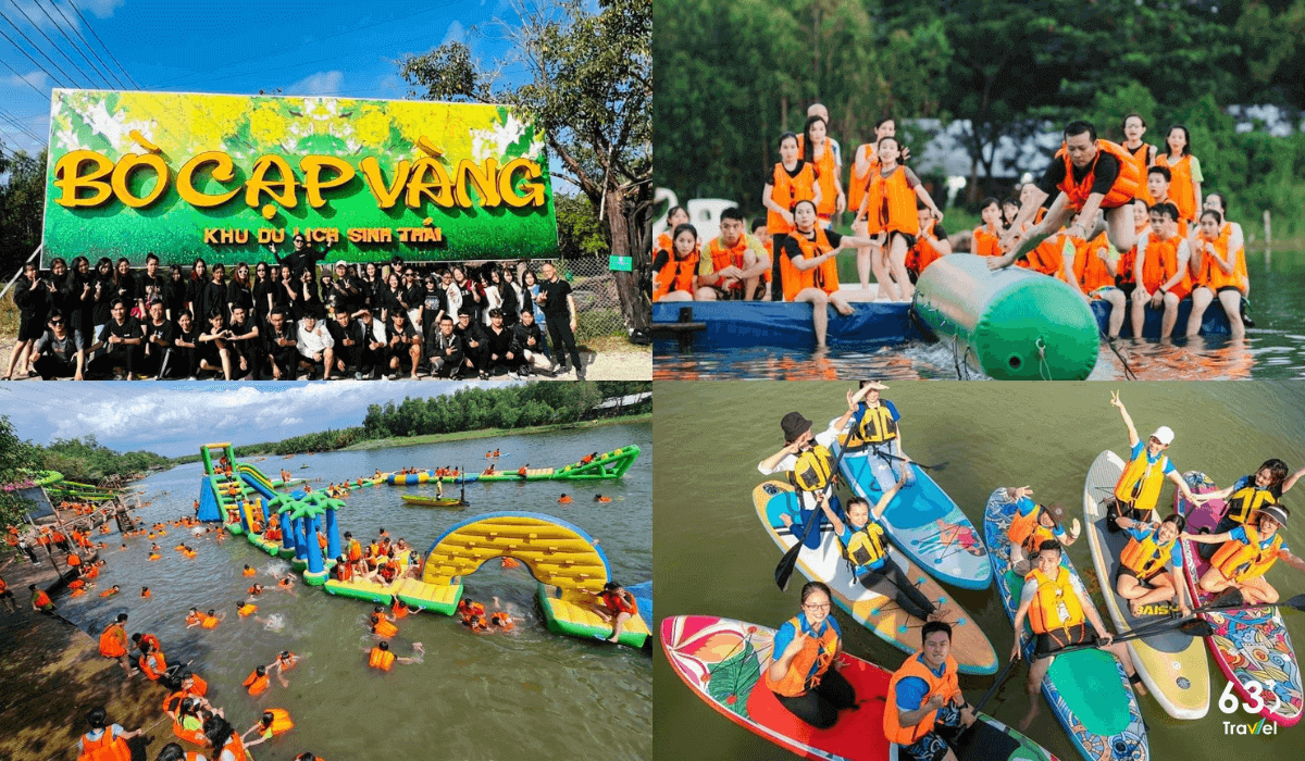 Vui chơi tẹt ga tại Khu du lịch Bò Cạp Vàng