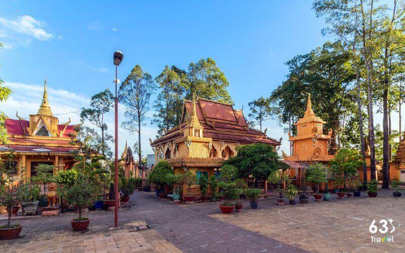 Chùa Pothisomron - Kiệt tác kiến trúc Khmer cổ kính tại Cần Thơ