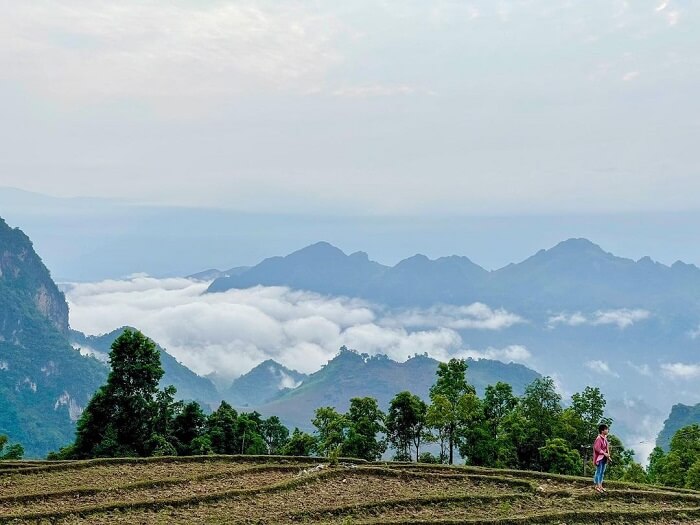 Khung cảnh nơi này có phần giống Đồng Văn - Hà Giang.