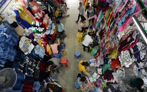 Tiêu thương buôn bán tại Chợ Đông Kinh