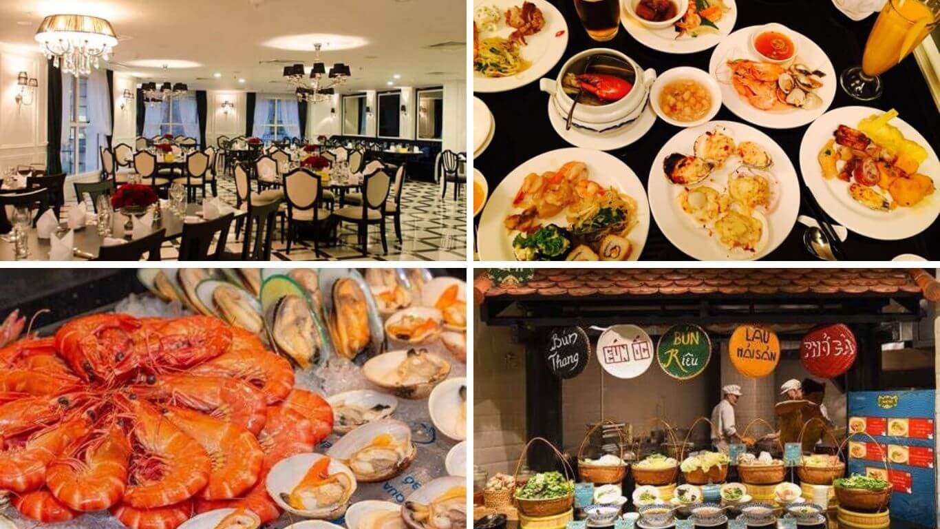Buffet Sen 60 Lý Thái Tổ: Không gian sang trọng, ẩm thực thượng hạng