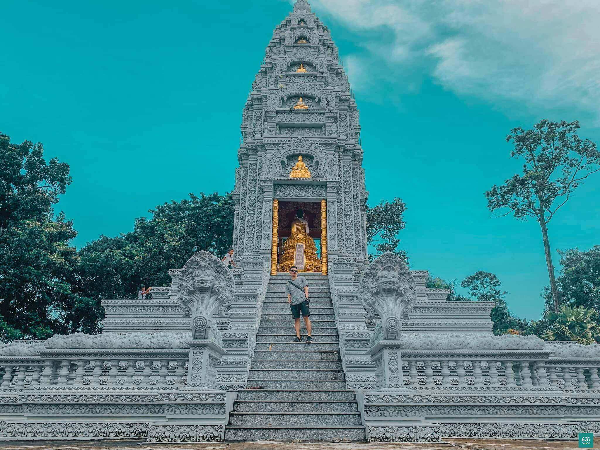 Chùa Som Rông - Ấn tượng kiến trúc chùa Khmer Nam Bộ