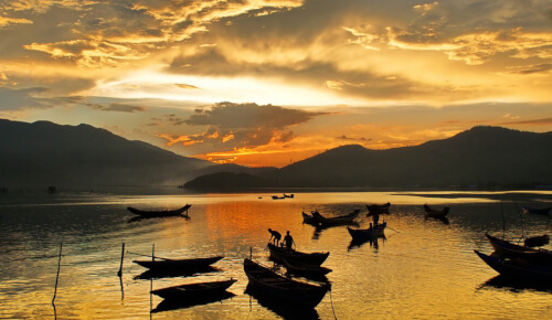 랍안 라군의 새벽