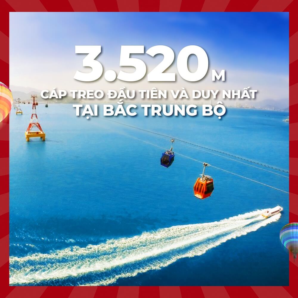 超高級な海を渡るケーブルカー