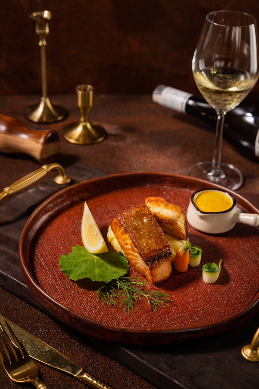 ノルウェー産サーモンのフライ