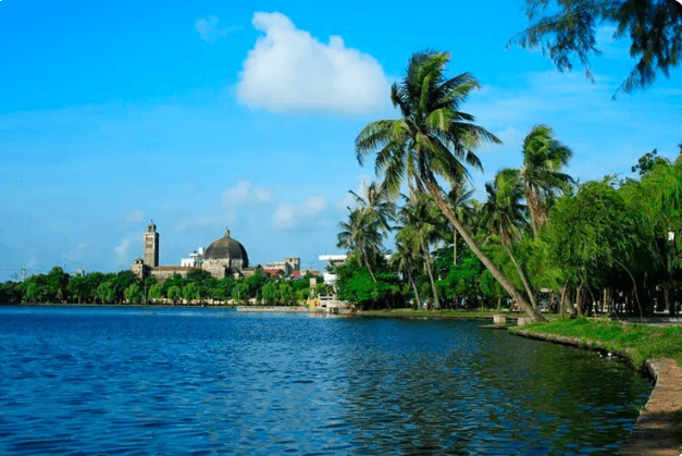 VI Xuyen Lakeの美しいコーナー。