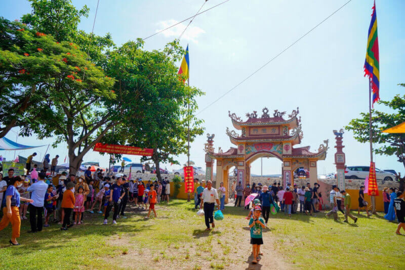 코드 축제 - Hoang Chau Palanquin의 행렬