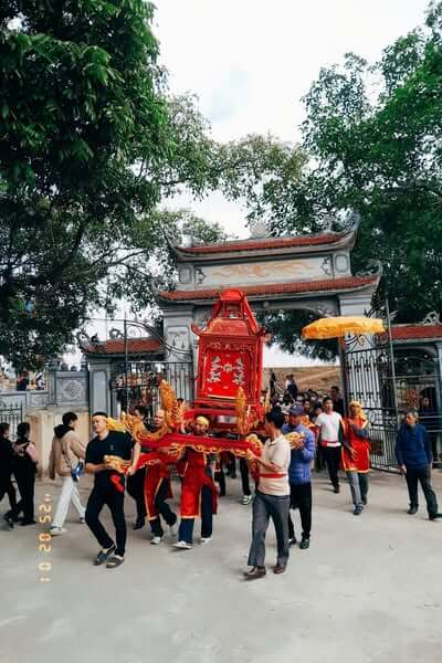 태국 빈에서 NGOC QUE TEMPLE FESTIVAL