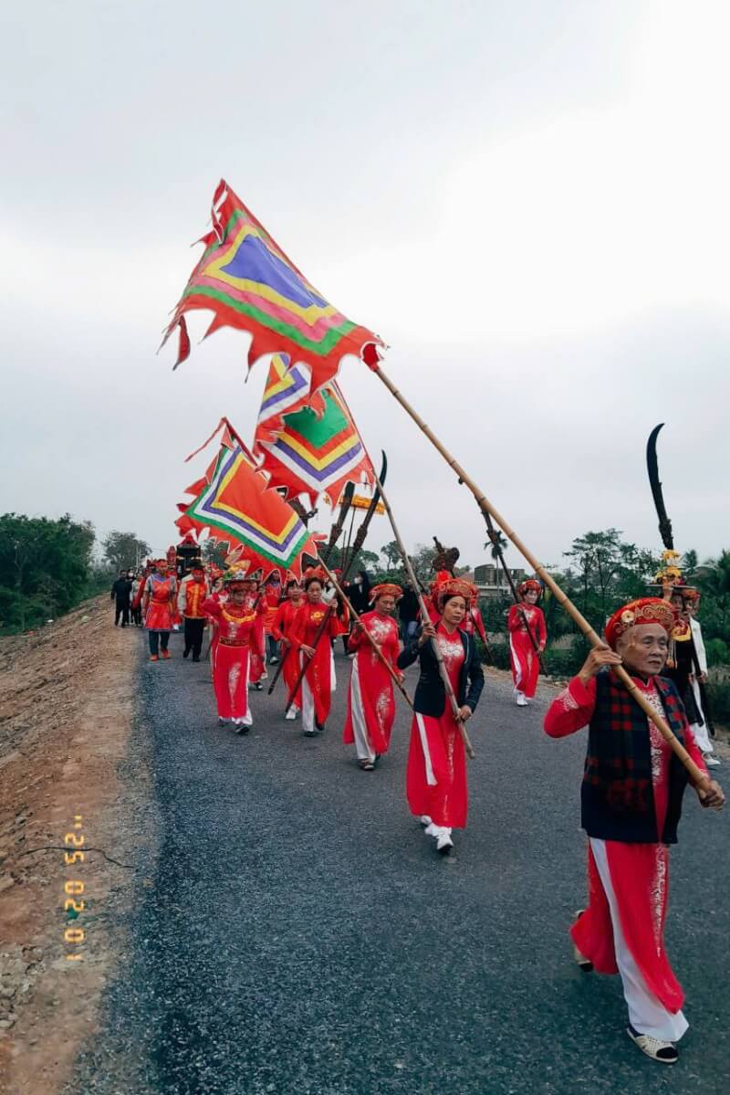 태국 빈에서 NGOC QUE TEMPLE FESTIVAL