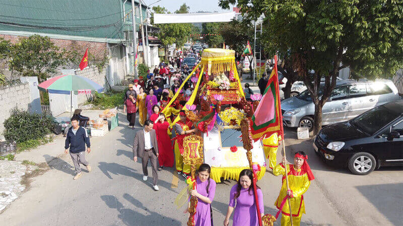 Kha Lam Temple의 전통 축제