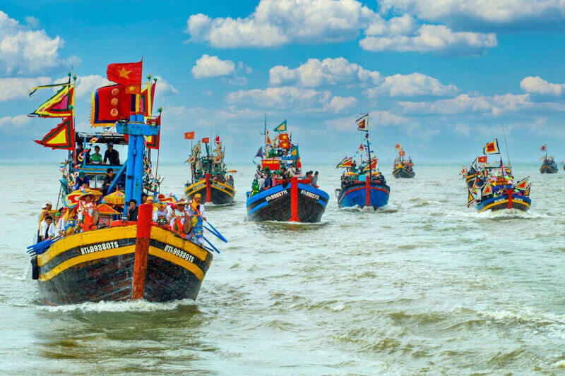 Phuoc Loc의 어업 축제