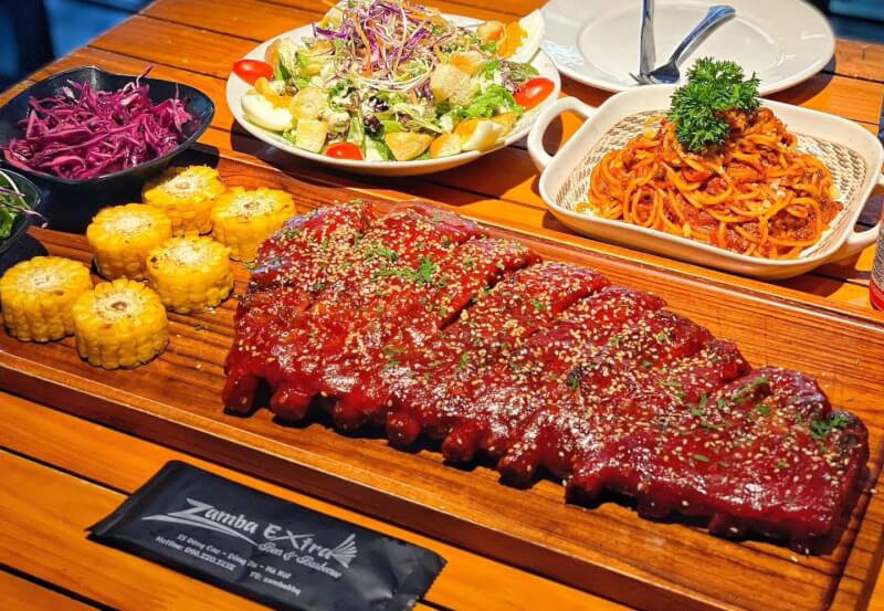 Thưởng Thức Sườn Nướng Đậm Vị Tại Zamba Extra