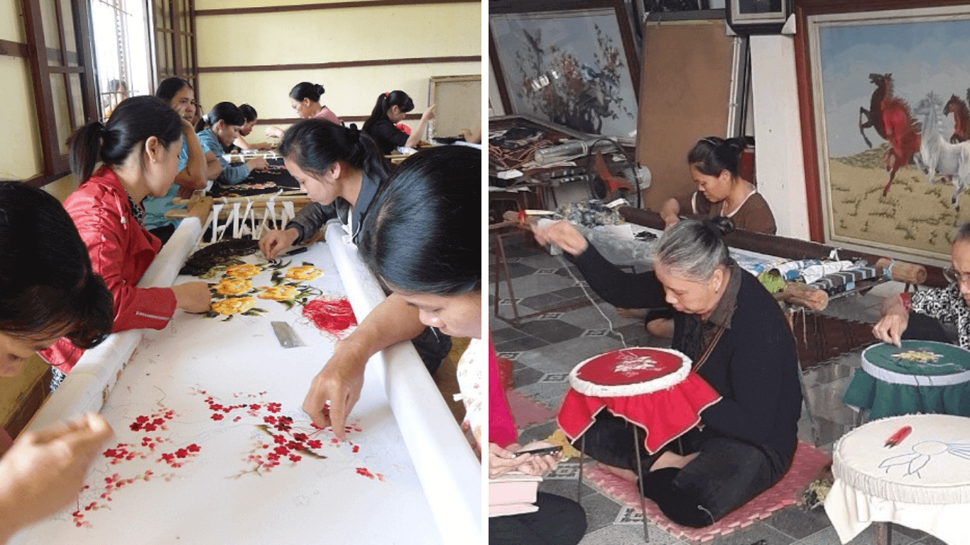 Làng Thêu Quất Động: Hành Trình Khám Phá Nghề Thêu Hàng Trăm Năm